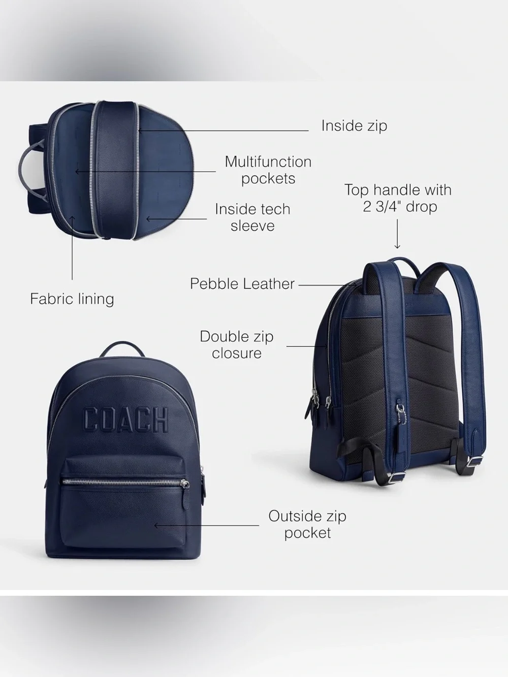 Coach Charter Backpack